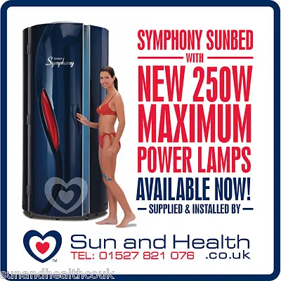 £4999 • Buy Tansun Symphony Sunbed BRAND NEW Vertical Tanning Bed! Latest  Model