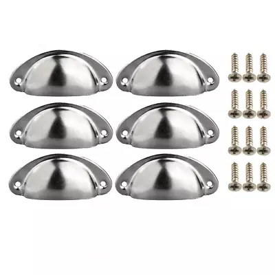 £5.59 • Buy Half Moon Shaker Cup Handles Knobs To Match Drawer Kitchen Cabinet Pull Cupboard