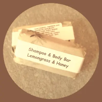 Lemongrass & Honey Eco-friendly All Natural Hand Made Shampoo & Body Bar • £4