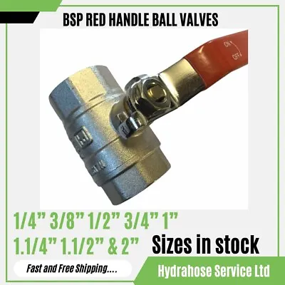 £8.68 • Buy Ball Valve Long Handle Bsp, Lever Ball Valves Full Range All Sizes 1/4  To 2 