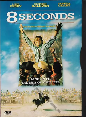 8 Seconds - Luke Perry Cynthia Geary - (2001 DVD) Very Good Condition • $7.97