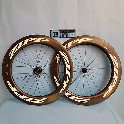 ZIPP 808 Firecrest 700C Carbon Fiber Wheel Set 100/130mm Shimano/SRAM 11sp   D19 • $600