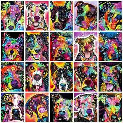 $13.83 • Buy Embroidery Home Kits Dog 5D Art Decor Gift Diamond Painting Full Drill DIY Color