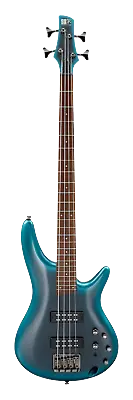 $899 • Buy Ibanez SR300E CUB Electric Bass 4 String Cerulean Aura Burst
