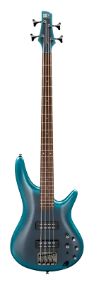 $899 • Buy Ibanez SR300E CUB Electric Bass 4 String Cerulean Aura Burst
