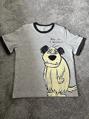 M&S Wacky Races Kids Childrens ‘Mutley’ T.Shirt Age 5-6 • £3