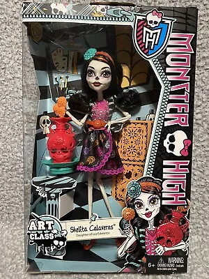 Monster High- Skelita Calaveras Art Class- RARE 2013 New In Box BDF14 • $135