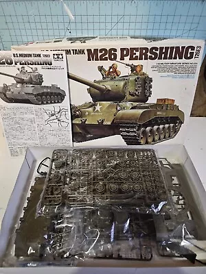 Tamiya US Med Tank M26 Pershing T26E3 - Plastic Model Military Vehicle Kit • $40