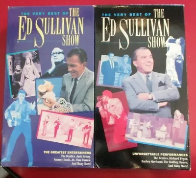 The Very Best Of The Ed Sullivan Show (VHS 1992) Set With 2 TAPES  • $14.99