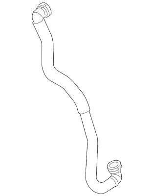 Genuine Volkswagen Secondary Air Injection Pump Hose 1K0-131-149-H • $89.34