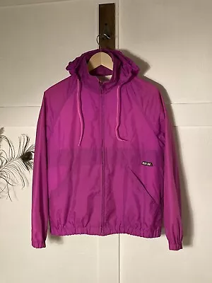 $9 • Buy Vintage Pacific Trail Outdoor Wear Ladies  M Neon Purple Windbreaker Jacket