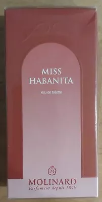 MISS HABANITA By Molinard 3.3oz/100mL EDT Spray VINTAGE NIB • $152.99