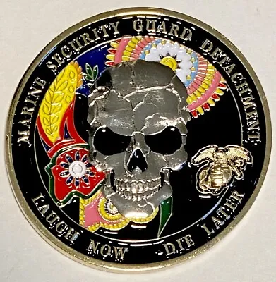 MSG-D Marine Security Guard Detachment Lahore Pakistan Challenge Coin • $74.58