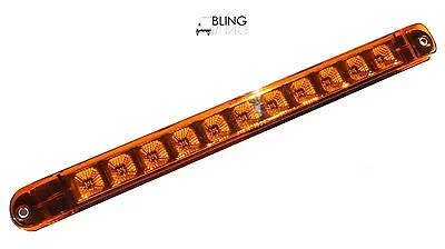 17  LED Light Bar Amber W/ Strobe Emergency Clearance Marker Turn Trailer Truck • $19.99