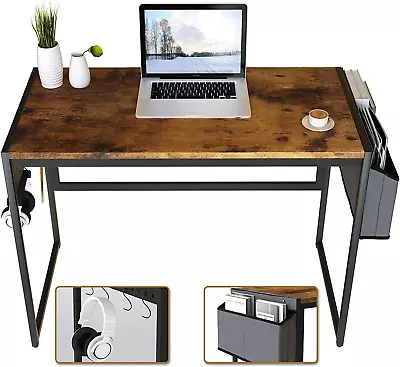 Computer Desk 39-Inch Writing Desk Home Office Small Study Workstation Ind • $70.99