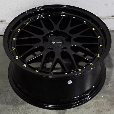 18x8 Gloss Black Wheels Vors VR8 5x105 35 (Set Of 4)  73.1 • $969