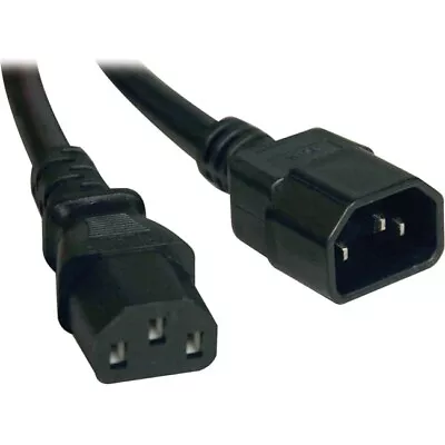 P004-006 Tripp Lite Power Cord Adapter 10A 18AWG 100V- 230V IEC-320-C14 To  • $9.99