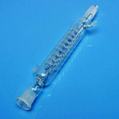 £45.99 • Buy 200mm Graham Condenser 24/29 Joints Lab Coil Glass Reflux Condenser Glassware S