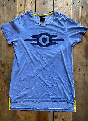 Official Fallout 76 T-Shirt - Medium - Distressed Blue - Bethesda 2018 Difuzed  • £15