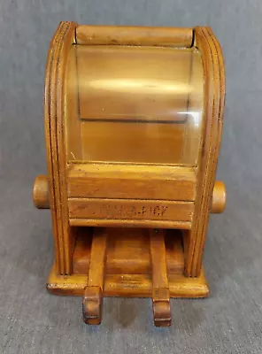 Vintage Irving Mayer Dial-a-pick Wooden Toothpick Dispenser • $25