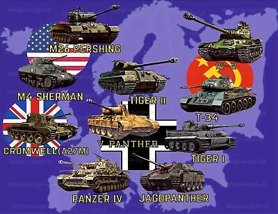 £17.95 • Buy War Tanks  #m1350 Sign 16 X 12  Metal Vintage Memorabilia  Army Soldier 