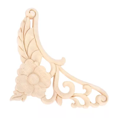 Mouldings Corner Applique Carved Onlay Woodcarving Decal Furniture Cabinet Decor • $7.14