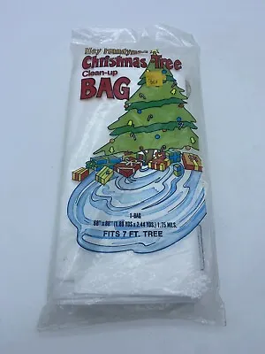 Vintage Hey Handyman Christmas Tree Clean-Up Bag 7 FT Tree NEW In Package • $3.99