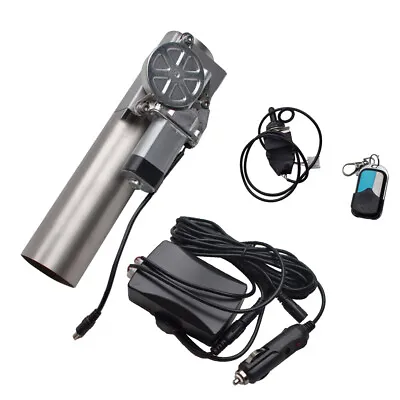 2.5'' Electric Exhaust Cutout I Pipe Control Valve+Manual+Wireless Remote Contro • $66