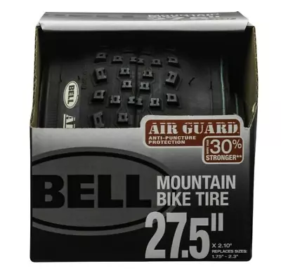 BELL Mountain Bike Tire 27.5” X 2.10” Replaces 1.75” - 2.3” Air Guard • $18.49