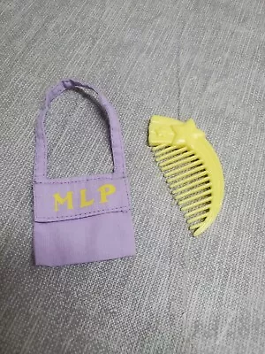 My Little Pony (G1) - Light Yellow Shooting Star Comb (Sweet Stuff) + Purse • $8