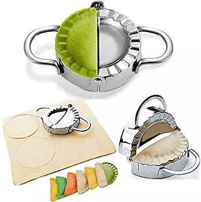 Dumpling Press Pastry Tool Dough Cutter Kitchen Mould Empanada Pie Large Maker • $13.37