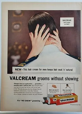 Vintage Hair Tonic Print Ads Vaseline Valcream  Lady Wildroot Lot 4 • $41.99