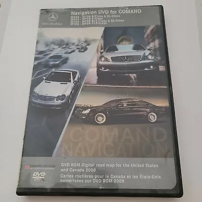 Mercedes Benz Comand Navigation DVD Road MAP Data Disc USA Canada Map - $0 SHIP • $65