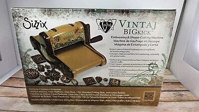 Sizzix Vintaj Big Kick Die Cut Embossing Machine Only • $99.90