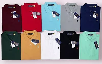 Ralph Lauren Men Short Sleeve Polo T Shirt Top NEW 2024 BARGAIN SPRING SALE DEAL • £26.99