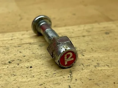 $24.99 • Buy Vintage Raleigh Seat Clamp Post Red R Nut + Bolt For Chopper Superbe Sports
