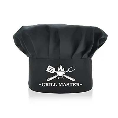 AGMdesign Grill Master Chef Hats BBQ Toque Hats Funny Chef Wear Adjustable Ki... • $13.55