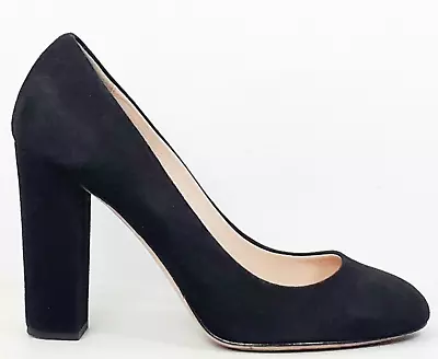 J Crew Womens Etta Black Suede Pumps Size 7 1/2 • $34.30