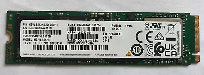 SAMSUNG PM981a 512GB  M.2 NVMe SSD P/N MZ-VLB512B ( TESTED ) • £29.99