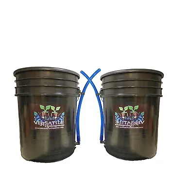 Versa 5G DWC Single Site Bucket 2 Ok (buckets/ Net Lids/ Water Level Indicators) • $72