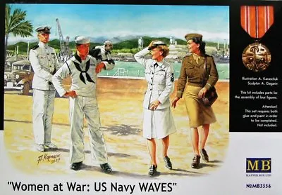 US Navy WAVES (Women At War) WWII Era  1/35 MasterBox 3556 • $9.25