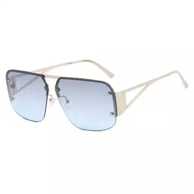 Square Sunglasses Sunglasses Half Frame Versatile Sunglasses • £13.99