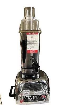 Vintage VITA-MIX 3600 Heavy Duty Stainless Steel Blender Instant Reverse Working • $65.03