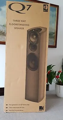 Kef Q7 Speakers Empty Cabinet In Dark Apple Veneer. One Single. Boxed. • £85.50