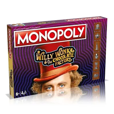 Winning Moves Willy Wonka And The Chocolate Factory Monopoly Board Game Advance • $47.56