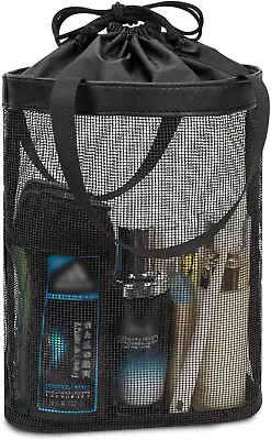 Travel Toiletry Bag Mesh Shower Caddy Portable Makeup Bag Organizer Large Cap • $19.98