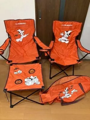 SUBARU Outdoor Chair Table Halloween Mickey Mouse Disney Rare Not Sold In Stores • £375.60