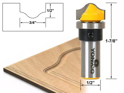 3/4  Faux Panel Ogee Groove Router Bit - 1/2  Shank - Yonico 14978 • $15.95