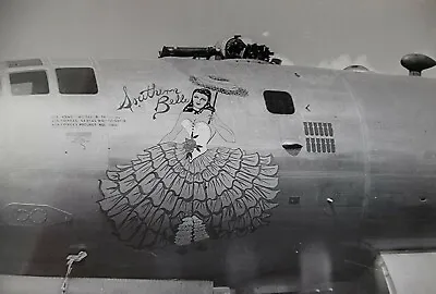 WW2 B-29 Nose Art Bomber Original Vintage Photo A1 • $200