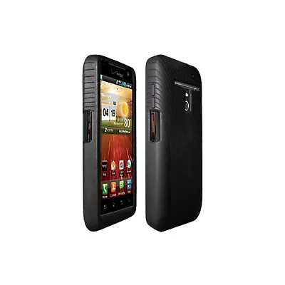 OEM Verizon Silicone Case For LG Revolution VS910 (Black) (Bulk Packaging) • $8.49